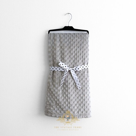 NWT Cute Children's Soft Plush Minky Reversible Blanket Woodland Animals Friends - Picture 2 of 4